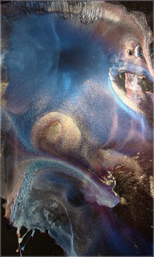 Cathedral City Art Collection: Elan Vital, Nebula Painting #4126