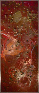 Cathedral City Art Collection: Elan Vital, Red Hot Painting #4077